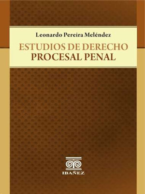 cover image of Estudios de derecho procesal penal